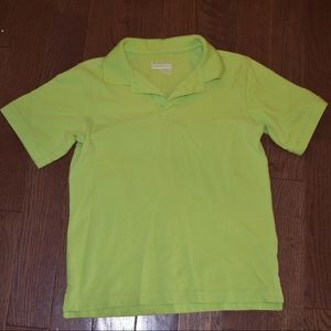 Green collard shirt